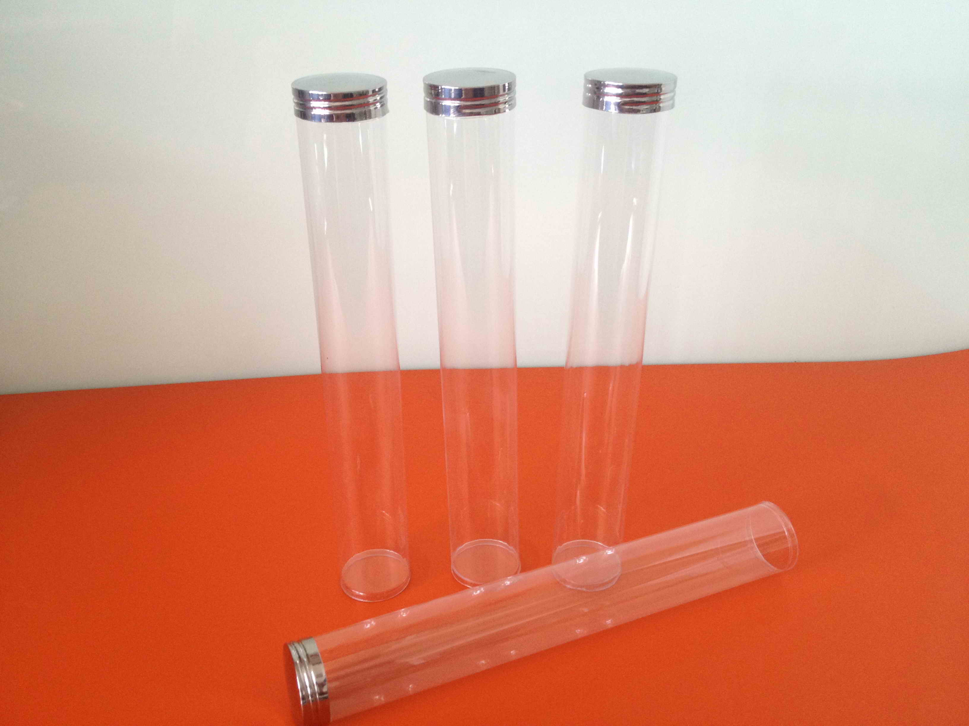 Ck Blood Test Tube Color Clear Plastic Storage Tubes With Caps